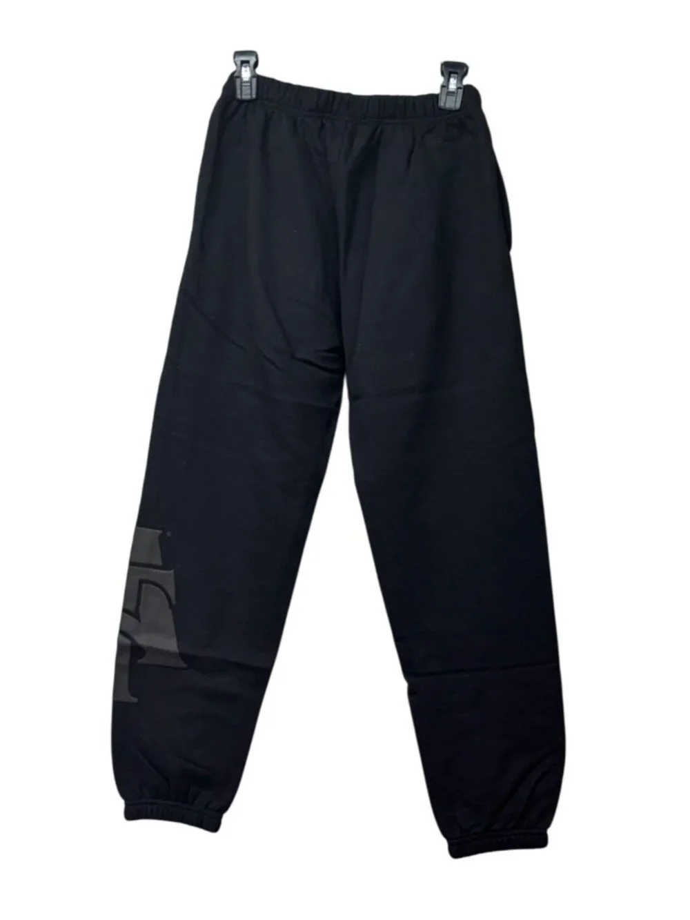 Mitchell & Ness Men’s. NCAA PUFF PRINT FLEECE PANTS North Carolina A&T, Black, S
